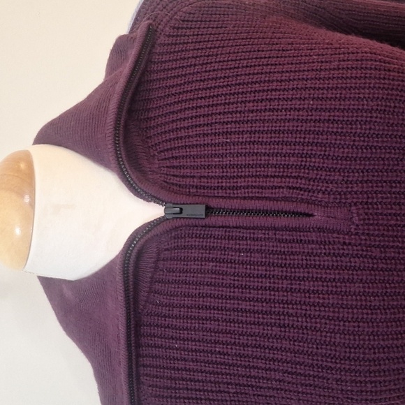 Icebreaker Women's Merino Lodge Long Sleeve Half Zip Sweater - NIGHTSHADE/ KYANI - Picture 5 of 11